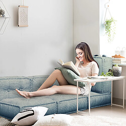 Avis Coussin de sol VERCART 50 x 60 cm en lin/polyester