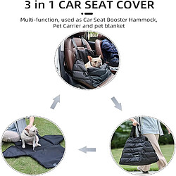 Avis Siège auto pour chien VERCART 47 x 39 x 40 cm, imperméable et anti-poils.