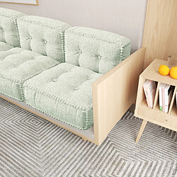 Coussin de sol VERCART 50 x 60 cm en lin/polyester pas cher