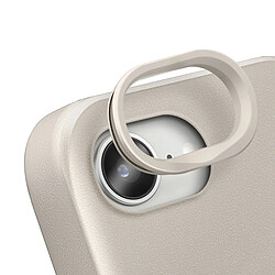 Rhinoshield Protection Caméra pour iPhone 16e Contour Objectif Anti-rayures Beige