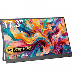 Moniteur de jeu portable UPERFECT 17,3" : 144 Hz 1080p IPS, corps en métal, USB-C et HDMI