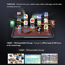 Acheter CUBOT KINGKONG POWER 5 4G 6+10Go RAM 128Go Extensible 1To 15300mAh 33W Charge Rapide,+C28