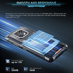 Avis CUBOT KINGKONG ES 3 4G 6+256Go Extensible 1To Android 15 NFC Caméra 48MP Écran 120Hz,+C28