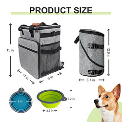 Avis Sac de voyage pour chien VERCART 20033 - grande capacité 42 x 22 x 39 cm