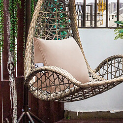 Acheter VerCart Coussin de dossier ergonomique velours beige 45x20x35 cm