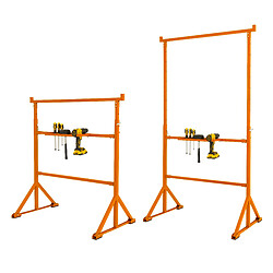 Acheter Monstershop 4 Tréteaux de Maçon & 5 Supports en X 500 mm en Acier Établi de Travail