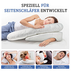 Acheter Oreiller 2 en 1 VERCART pour dormeur latéral - mousse haute densité et corps en U