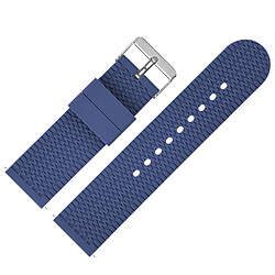 INF Bracelet de montre en silicone pour montres Huawei Blue 22 mm