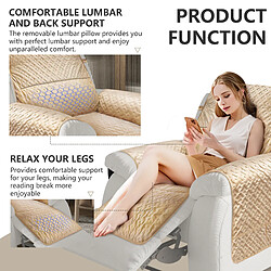Avis Coussin lombaire VERCART, 198x224 cm, polyester, marron clair