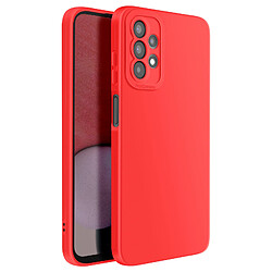 Avizar Coque pour Samsung Galaxy A04s Silicone Protection Caméra Renforcée Rouge