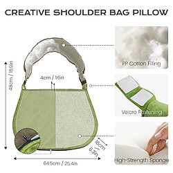 Avis Coussin compensé Cord Soft vert VERCART - velours côtelé, 16 cm d'épaisseur