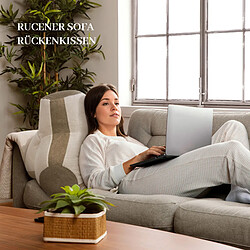 VERCART coussin tétrapode multifonction 65 x 70 x 24 cm, polyester, marron clair pas cher