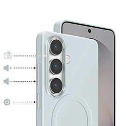 Avis Samsung Coque MagSafe pour Galaxy S26 en Silicone Protection Renforcé Bleu clair