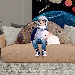 Avis VerCart Coussin de dossier enfant 100 cm - motif planètes, peluche douce