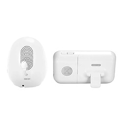 Alecto Babyphone Vidéo avec Écran 2.8 Blanc pas cher