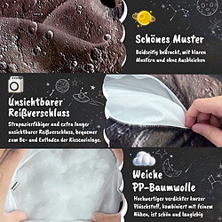 Acheter VerCart Coussin de dossier enfant 100 cm - motif planètes, peluche douce