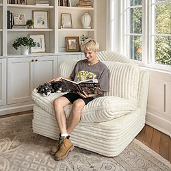 Acheter Fauteuil beige VERCART en polyester déhoussable - mousse, style moderne