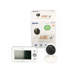 Alecto Babyphone Vidéo avec Caméra et Écran 4.3 Vision Nocturne Audio Bidirectionnel Blanc pas cher