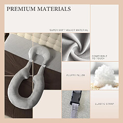 Acheter Coussin de lecture VERCART gris - soutien dorsal ergonomique