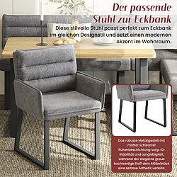 Acheter allomn Table cuisine avec banc d'angle - chenille gris