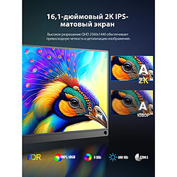 Acheter Moniteur de jeu portable UPERFECT 16,1" 144 Hz QHD 2560 x 1440 IPS