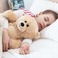 Avis Ours en peluche VERCART 25 cm, marron clair, polyester hypoallergénique