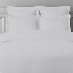 Avis BLANC AVENUE Drap plat satin de coton blanc