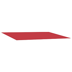 vidaXL Toile de rechange pour auvent Rouge 300 x 250 cm Polyester