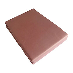 BLANC AVENUE Drap plat satin de coton rose 