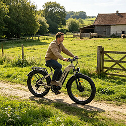 Vélo Électrique Tout-Terrain ORLMS Double Moteur 3000W Batterie 52V 23Ah Autonomie100km