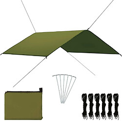 vidaXL Bâche d'extérieur 4x4 m Vert