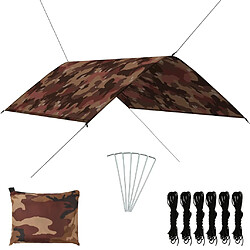 vidaXL Bâche d'extérieur 3x2 m Camouflage