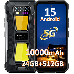 Smartphone 5G Oukitel WP58 Pro 6.7'' 24GB 512GB Android 15 10000mah 64mp Nfc Noir