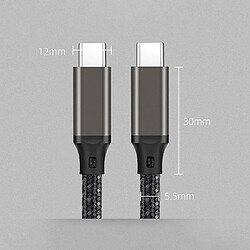 Acheter INF Câble de charge rapide USB-C vers USB-C de 3 m - Noir Black 2 m