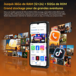 Avis OUKITEL WP66 Téléphone portable 6.58"+1.81" Double écran 5G 36Go+256Go