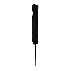 Avis Monstershop Parasol Inclinable à LED Solaire 2,7 m Noir Jardin Terrasse Auvent Ombre