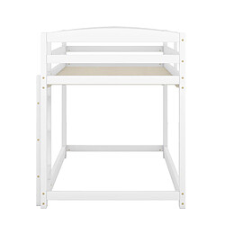 Avis Onever Lit superpose enfant 90x200 cm pin - blanc