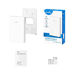 AP1300 Wall WiFi 5 AC1200 In-Wall Point d'accès Gigabit sans fil, prend en charge le contrô pas cher