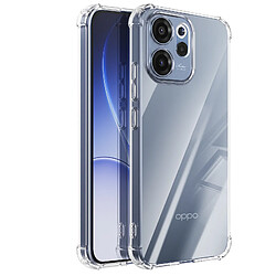 Avizar Coque pour Oppo Reno 15 F / 15 FS en Silicone avec Coins Renforcés Transparent