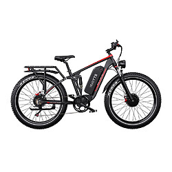 Avis Vélo électrique DUOTTS N26/S26, double moteur 1500W, batterie 48V 20Ah, pneus larges 26*4.0
