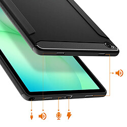 Acheter Spigen SGP Coque pour Galaxy Tab A11 Plus Effet Carbone Modèle Rugged Armor Noir