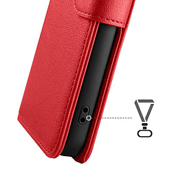 Zanaé Étui Folio pour Oppo A6 Pro Rouge pas cher
