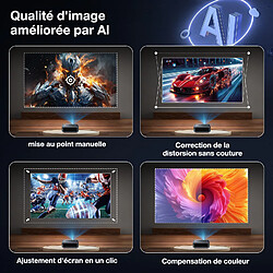 Acheter Vidéoprojecteur XNANO X1 , vidéoprojecteur Full HD 1080P Android 9, Dolby Audio, gris