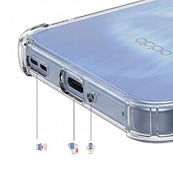 Acheter Avizar Coque pour Oppo Reno 15 en Silicone avec Coins Renforcés Transparent