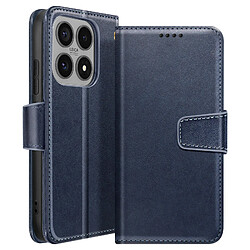Avizar Étui Portefeuille pour Xiaomi 17 avec Fonction Support Pliable Bleu nuit