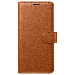Zanaé Étui Folio pour Galaxy S26 Plus avec Fonction Support et Languette Magnétique Marron