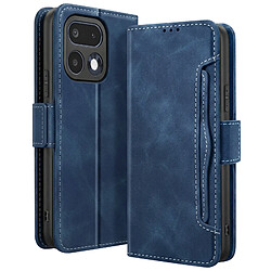 Avizar Étui Portefeuille pour Realme 16 Pro avec Support et Porte-Carte Amovible Bleu nuit