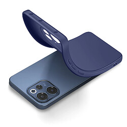 Avizar Coque pour Oppo Reno 15F / 15 FS en Silicone Souple Antichocs Oléophobe Bleu nuit pas cher