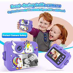 Avis Appareil Photo pour Enfant 2.4 Pouces Carte TF 32Go 2MP 1080P Impression immédiate violet
