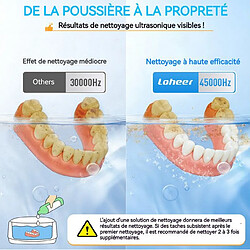 Rolipo Nettoyeur à Ultrasons Gisaae GC08 680 ml, 45 000 Hz, nettoyage polyvalent pas cher